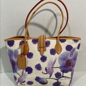 Dooney& Bourke Medium Cindy Tote Orchids